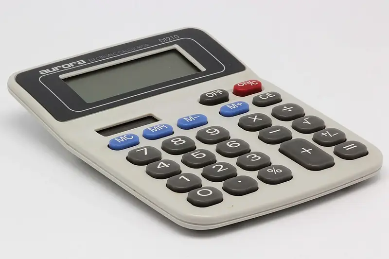 Aurora electronic calculator DT210 02