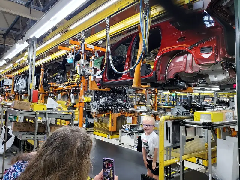 Mating season -- General Motors Assembly Plant Tour